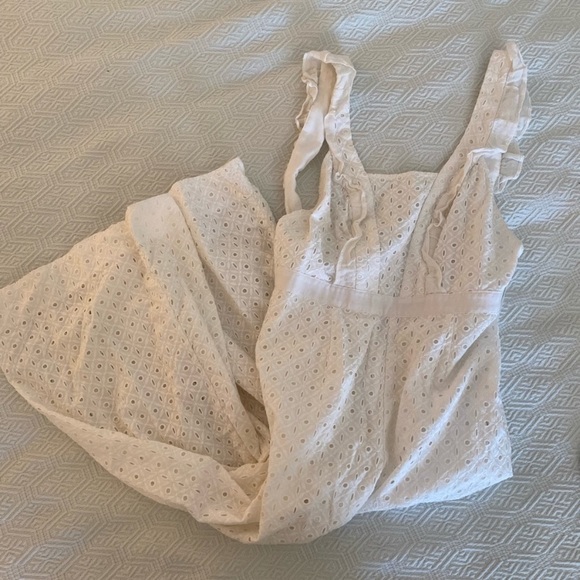 Stevie may broderie inhale eyelet white jumpsuit - Picture 6 of 10